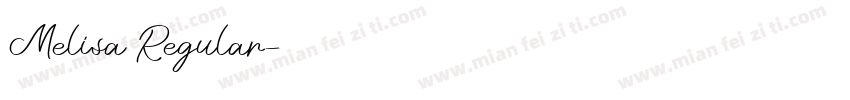 Melisa Regular字体转换